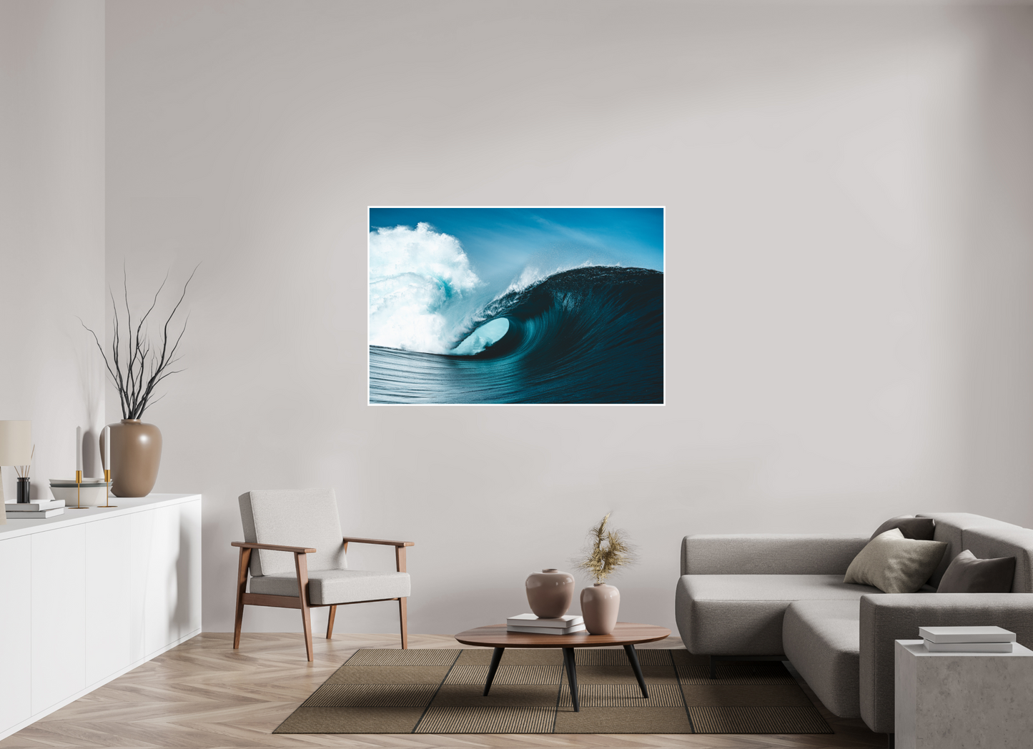 150 x 100 cm, Hahnemuhle FineArt Pearl - 1cm margin Ring of Water