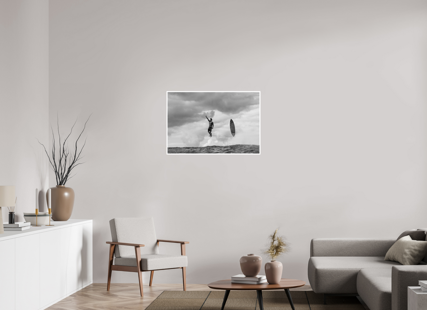 90 x 60 cm, Hahnemuhle FineArt Pearl - 1cm margin The Golden Moment - Black & White