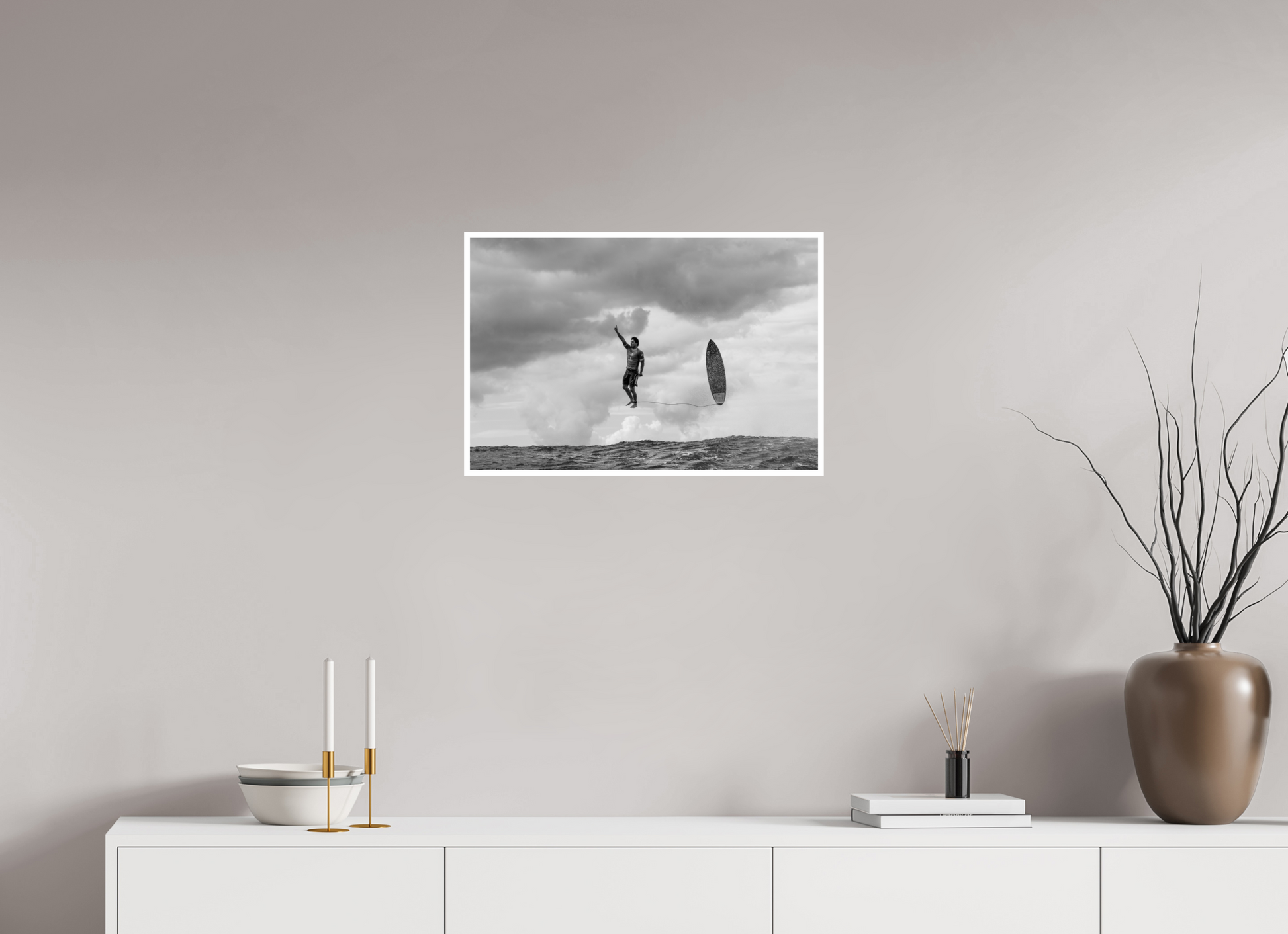 60 x 40 cm, Hahnemuhle FineArt Pearl - 1cm margin The Golden Moment - Black & White