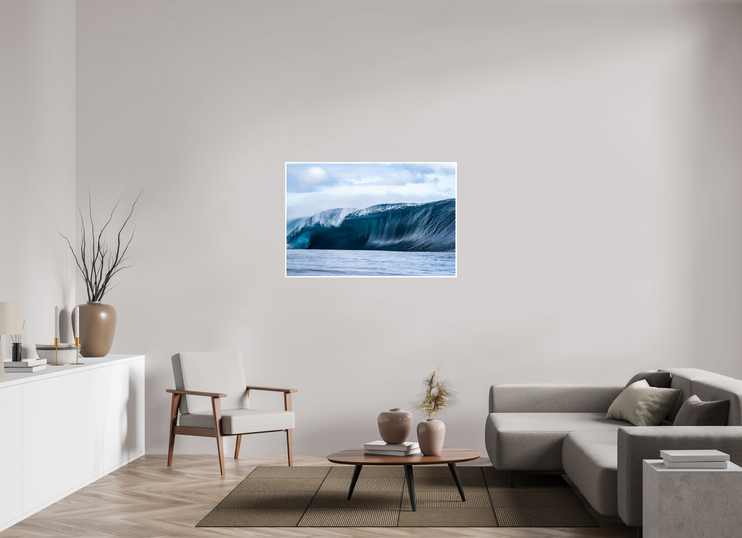 120 x 80 cm, Hahnemuhle FineArt Pearl - 1cm margin Vertical Waters