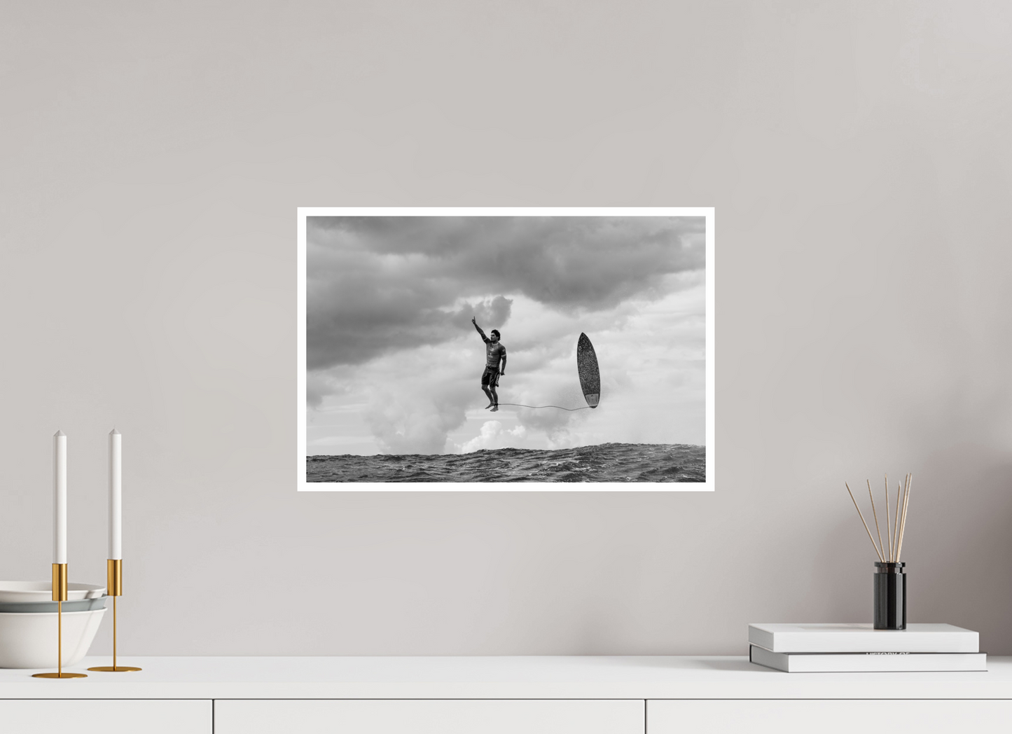 45 x 30 cm, Hahnemuhle FineArt Pearl - 1cm margin The Golden Moment - Black & White