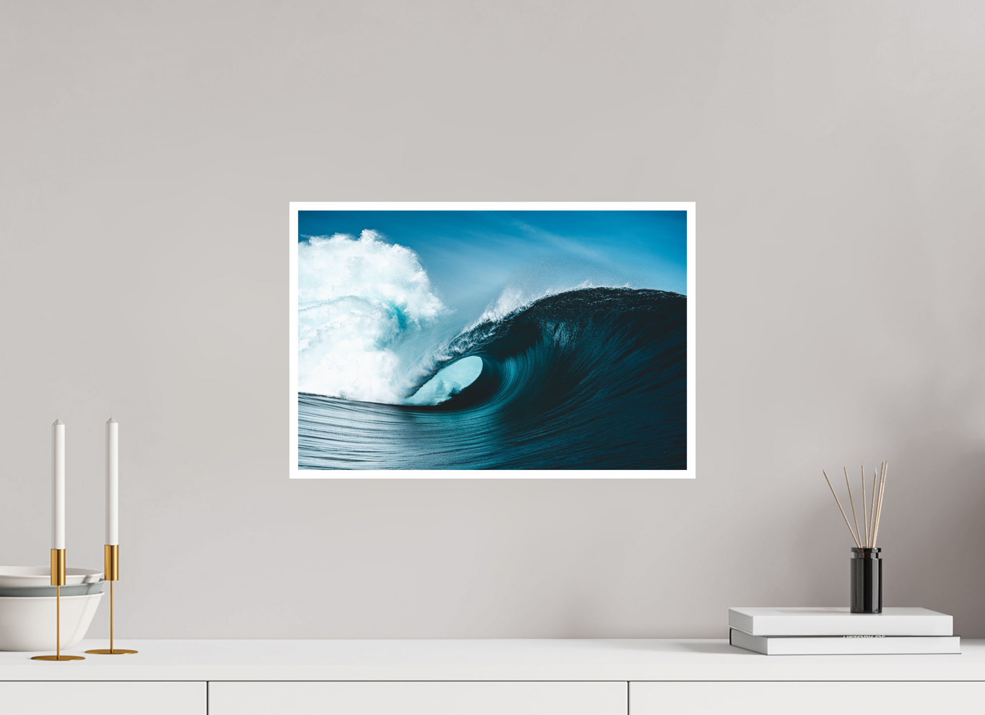 45 x 30 cm, Hahnemuhle FineArt Pearl - 1cm margin Ring of Water