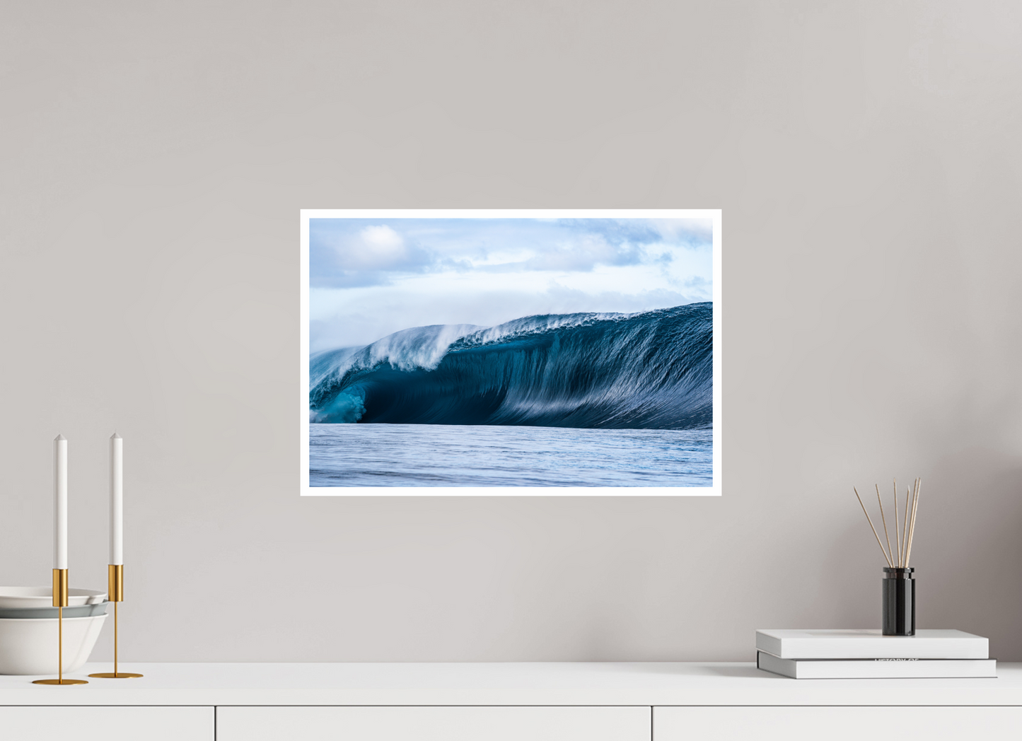 45 x 30 cm, Hahnemuhle FineArt Pearl - 1cm margin Vertical Waters