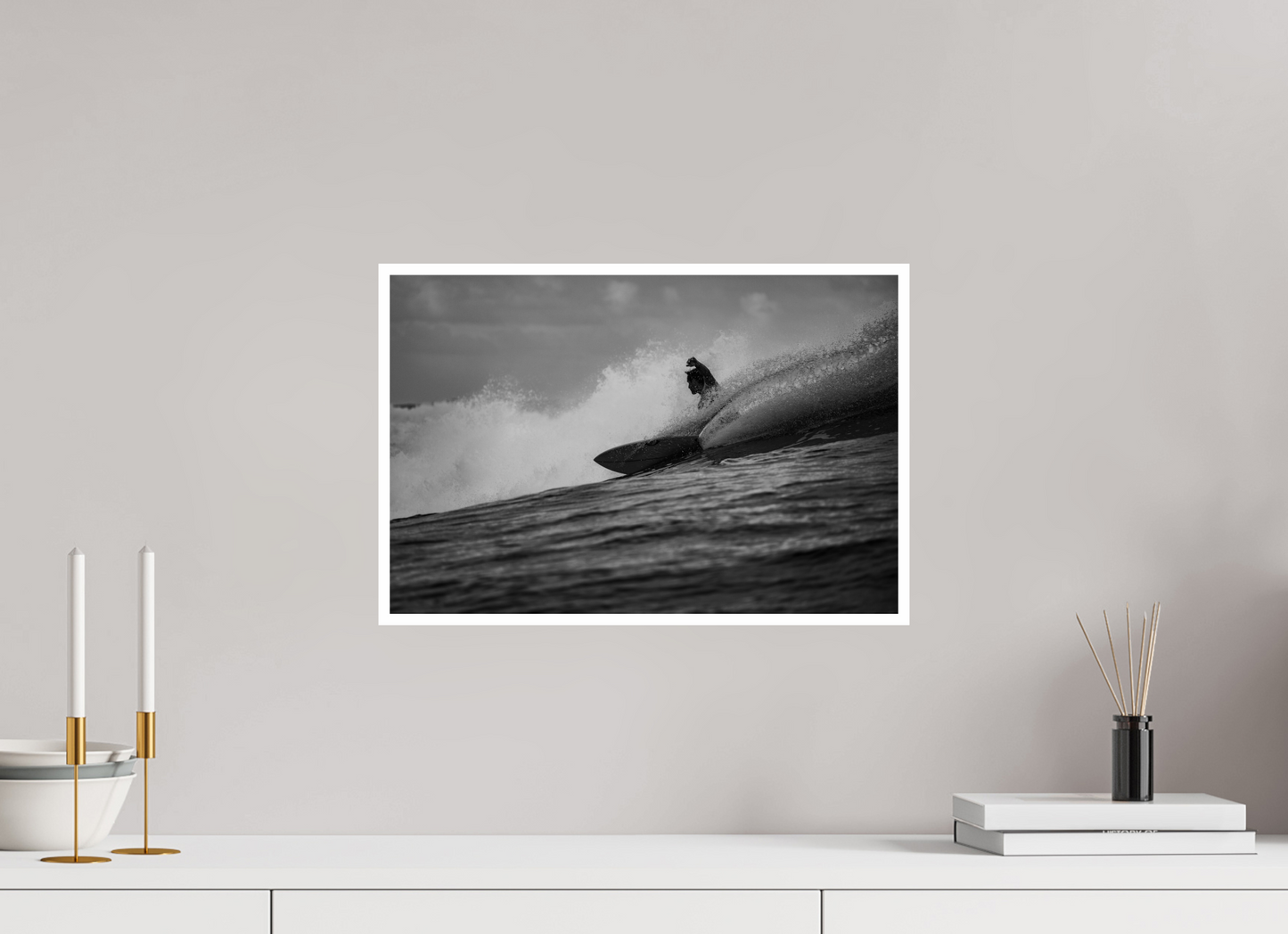 45 x 30 cm, Hahnemuhle FineArt Pearl - 1cm margin Cut Back & White