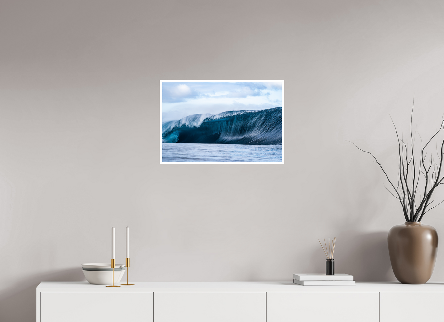 60 x 40 cm, Hahnemuhle FineArt Pearl - 1cm margin Vertical Waters