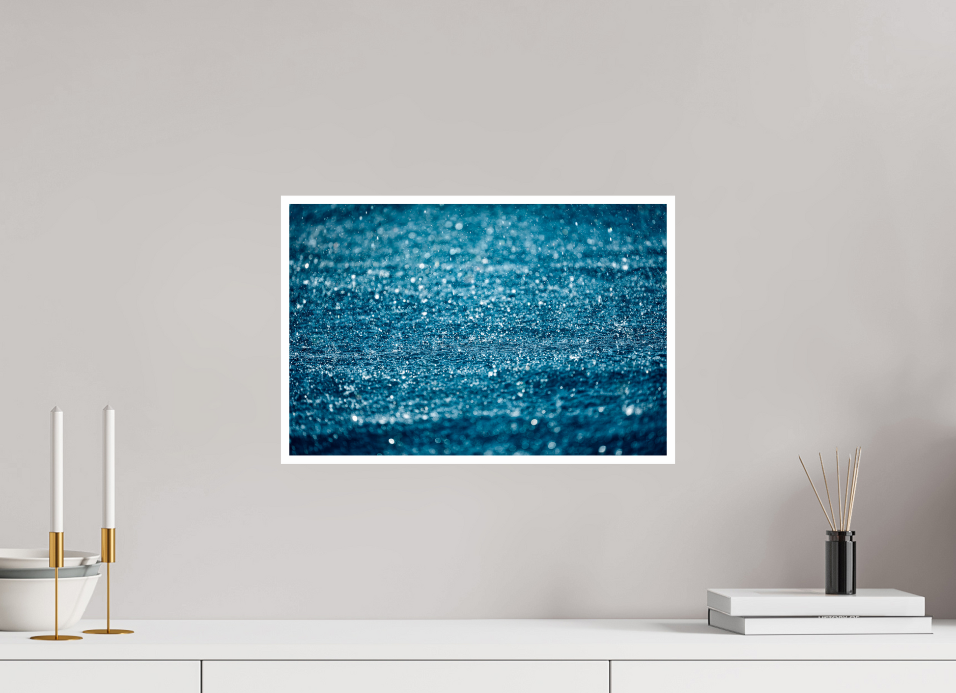 45 x 30 cm, Hahnemuhle FineArt Pearl - 1cm margin Teardrops