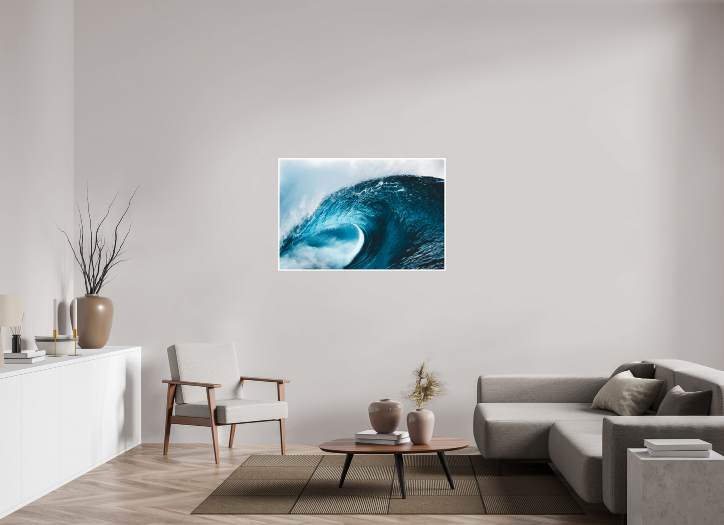 120 x 80 cm, Hahnemuhle FineArt Pearl - 1cm margin Blue Shift