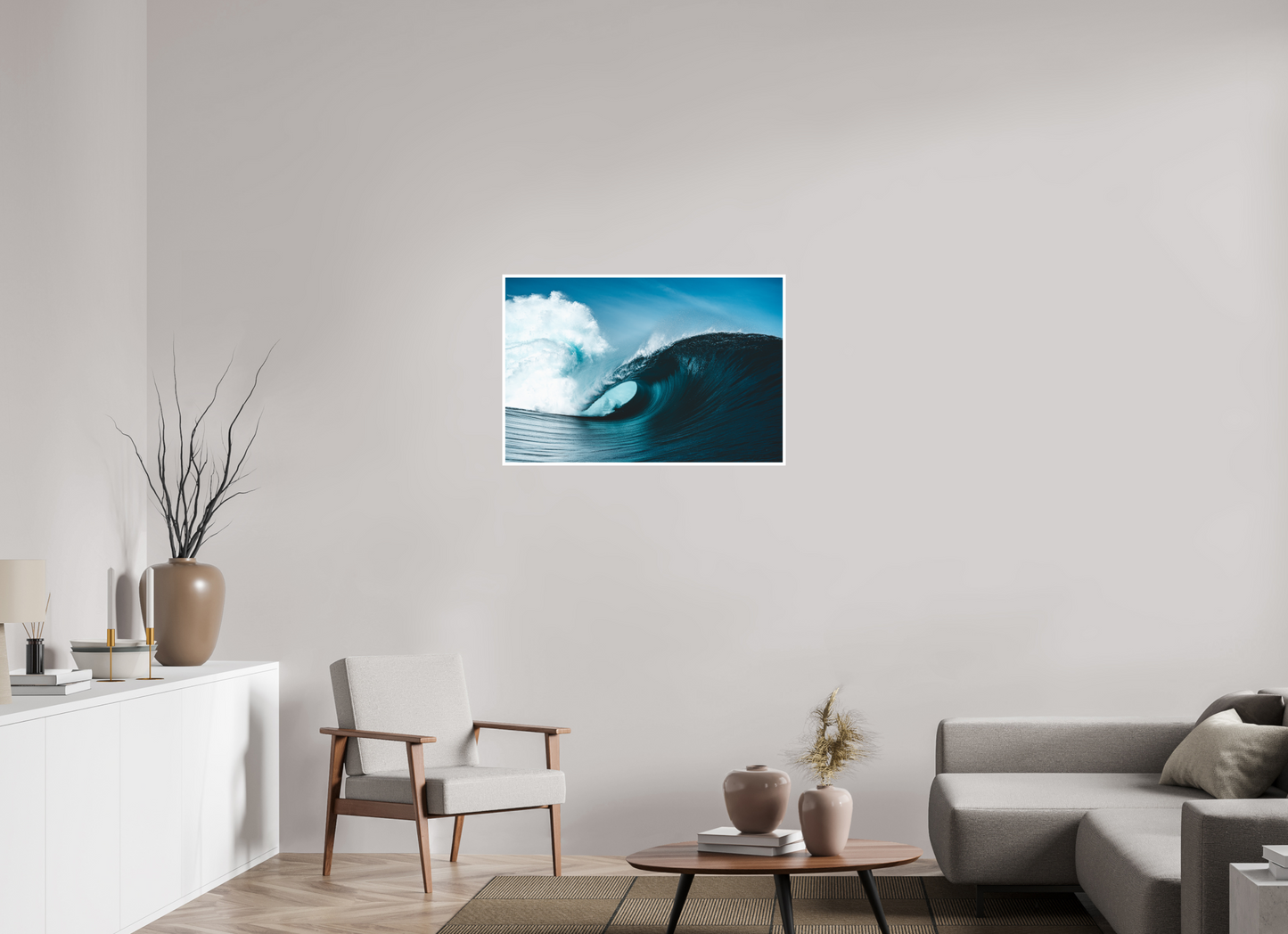 90 x 60 cm, Hahnemuhle FineArt Pearl - 1cm margin Ring of Water