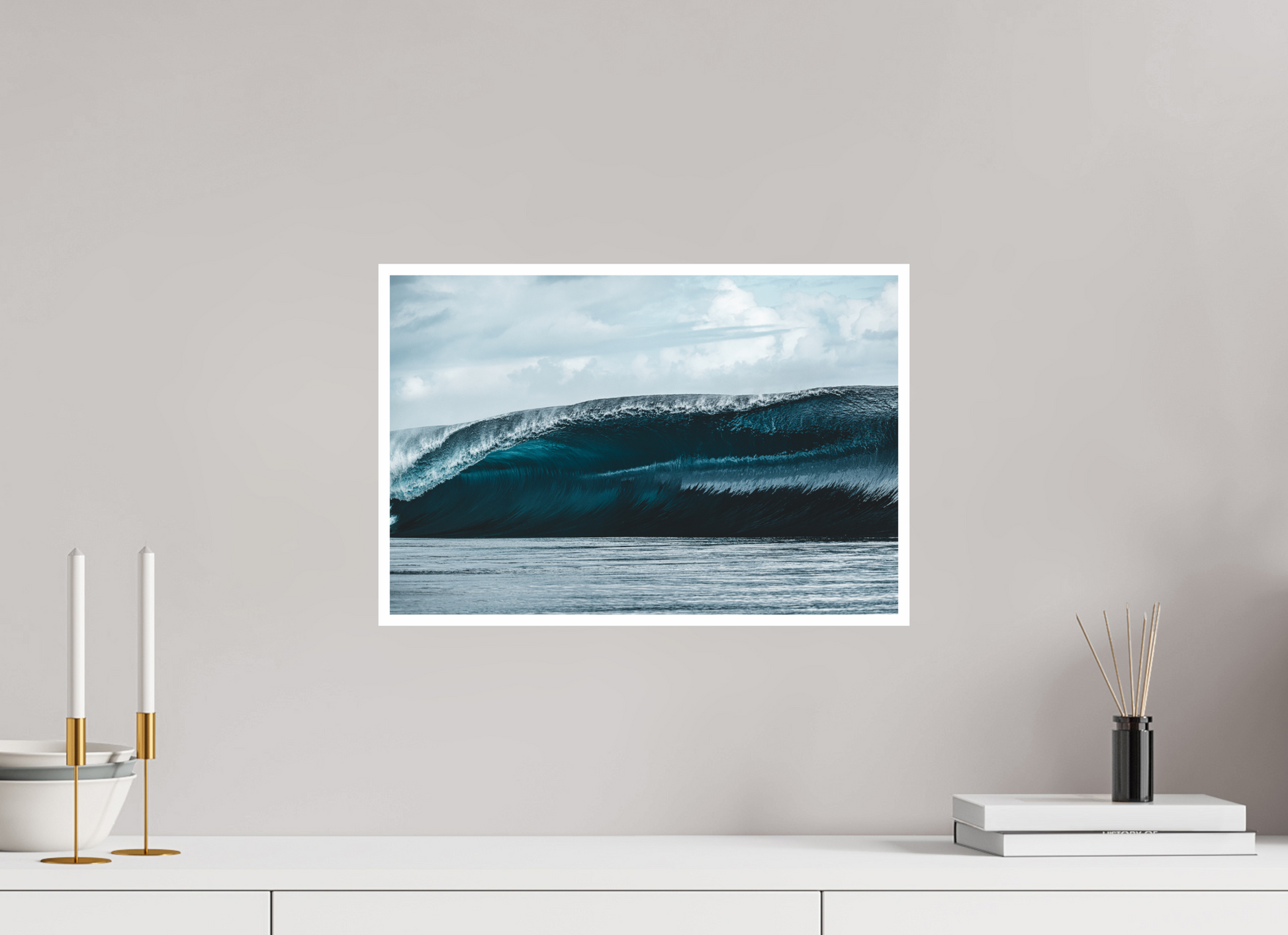 45 x 30 cm, Hahnemuhle FineArt Pearl - 1cm margin The Blue Wraith