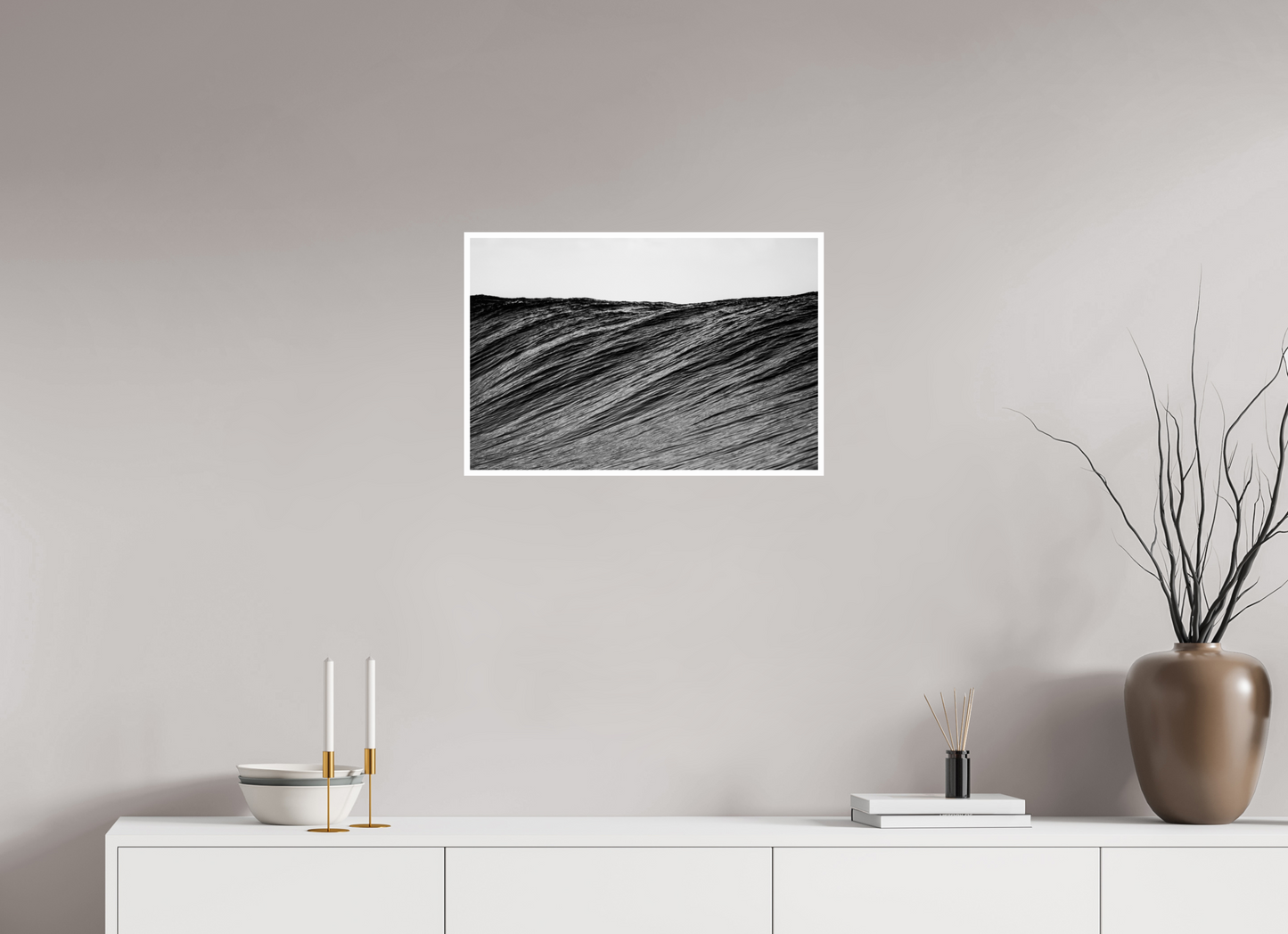 60 x 40 cm, Hahnemuhle FineArt Pearl - 1cm margin The Dark Wall