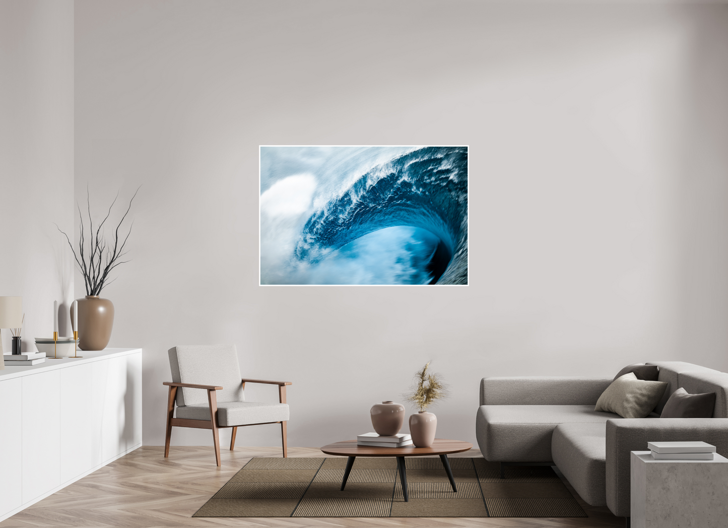 150 x 100 cm, Hahnemuhle FineArt Pearl - 1cm margin Liquid Drift 01