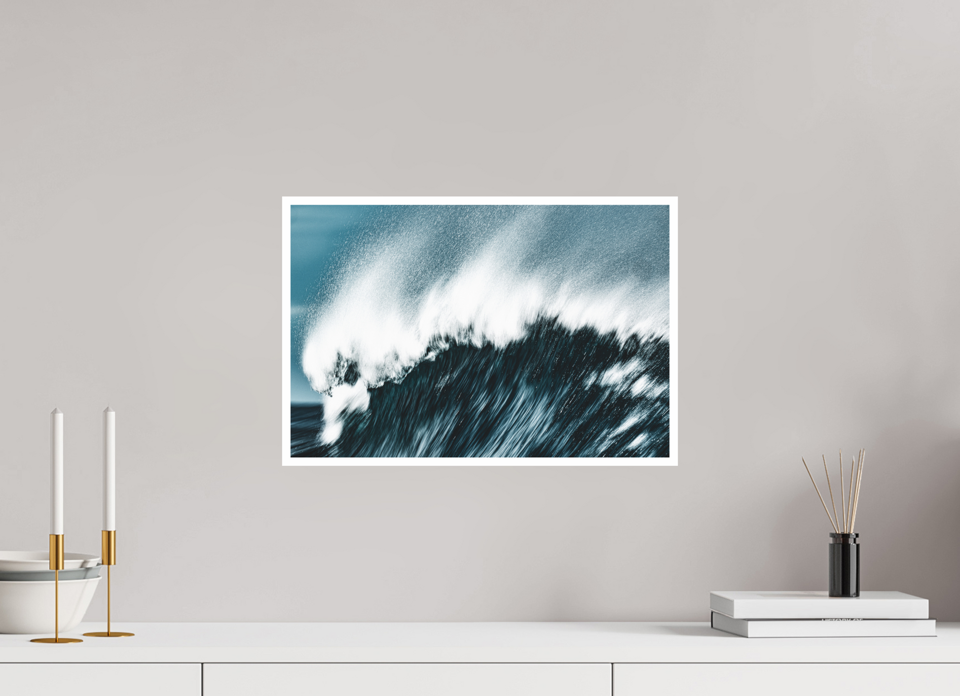 45 x 30 cm, Hahnemuhle FineArt Pearl - 1cm margin Liquid Brush 01